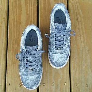 Nike Air Force 1 Dark Sky Blue Velvet